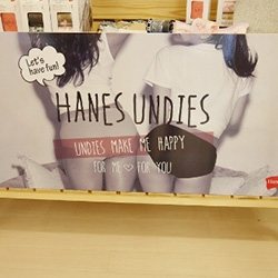 ヘインズから女性のためのアンダーウェア登場【HANES UNDIES】