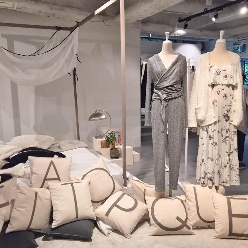 大人気ルームウェアブランド「gelato pique」展示会へ