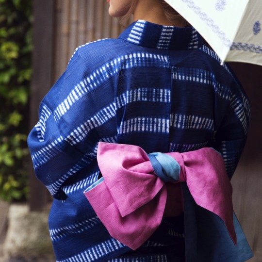【藤井萩花】JJ8月号浴衣企画・秋月洋子氏に学ぶ帯選びのポイント！その①
