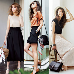 「黒」×「カラー」のNEW配色に挑戦!