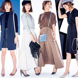 ＼隔日更新／ 藤井夏恋主演! スカートでも大人見えする「ワントーン配色」