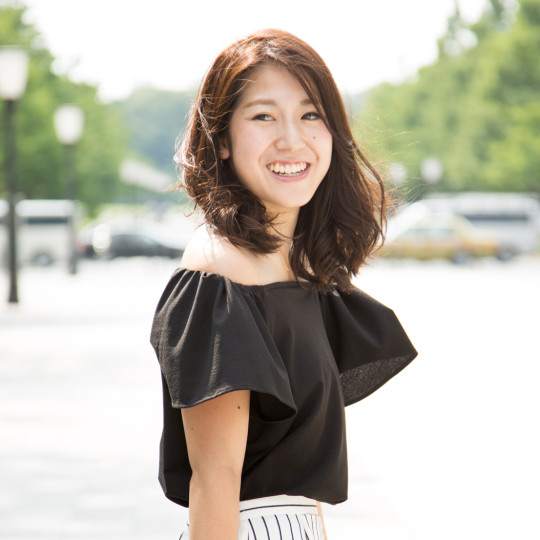 ＃1　坊城佳奈子さん「ストライプタイト」