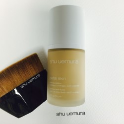 シュウ ウエムラのNEWファンデ＆ブラシで花びらみたいな肌❤