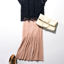 【クーポン付き❤3週連続企画】全身で1万円以下！ GUのパラッツォパンツ、着回してみた！＃２