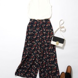 【クーポン付き❤3週連続企画】全身で1万円以下！ GUのパラッツォパンツ、着回してみた！ 最終回