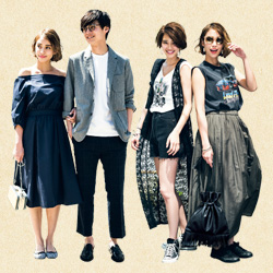 アクティブな日のハンサムコンバース、デートの日のきれいめレペット