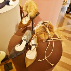 レディなファーパンプス【オデット エ オディール2017 AW】