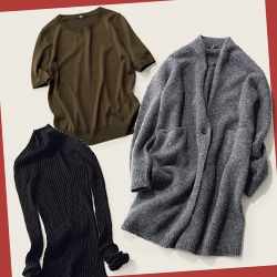 今年のユニクロニットで秋の着回し対決！