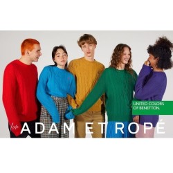 懐かしくて新しい【ベネトン×アダム エ ロペ】5色のカラフルニット