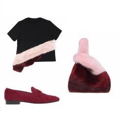 【￥8,500以下！】ホリデー気分高まるファー小物♡【CHARLES & KEITH】