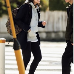 モテる彼女は「パーカ」できれいめスポーツ系❤