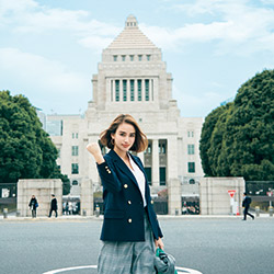 ［着回し］滝沢カレン×GUで“もしも選挙に出ちゃったら！”