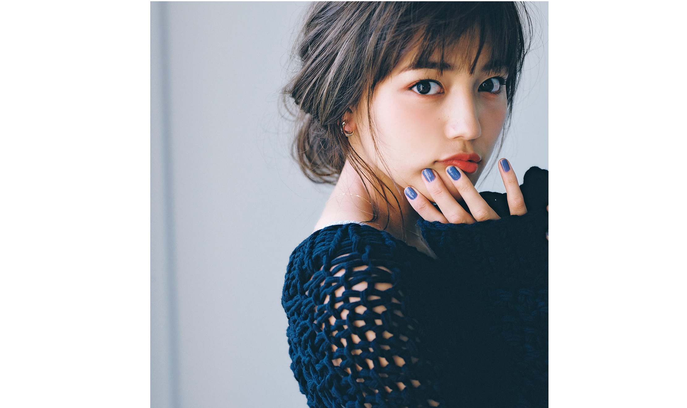 【川口春奈】の私服に合わせたヘアアレンジ３選