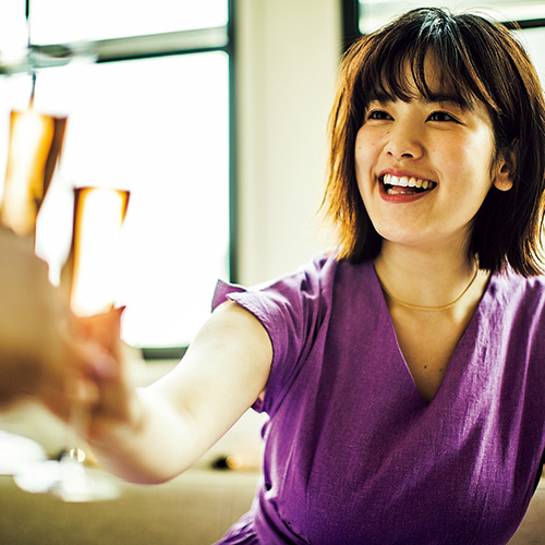 やっと、自宅でも楽しめるようになったんです ふたりの記念日に、エンジェルシャンパン♡