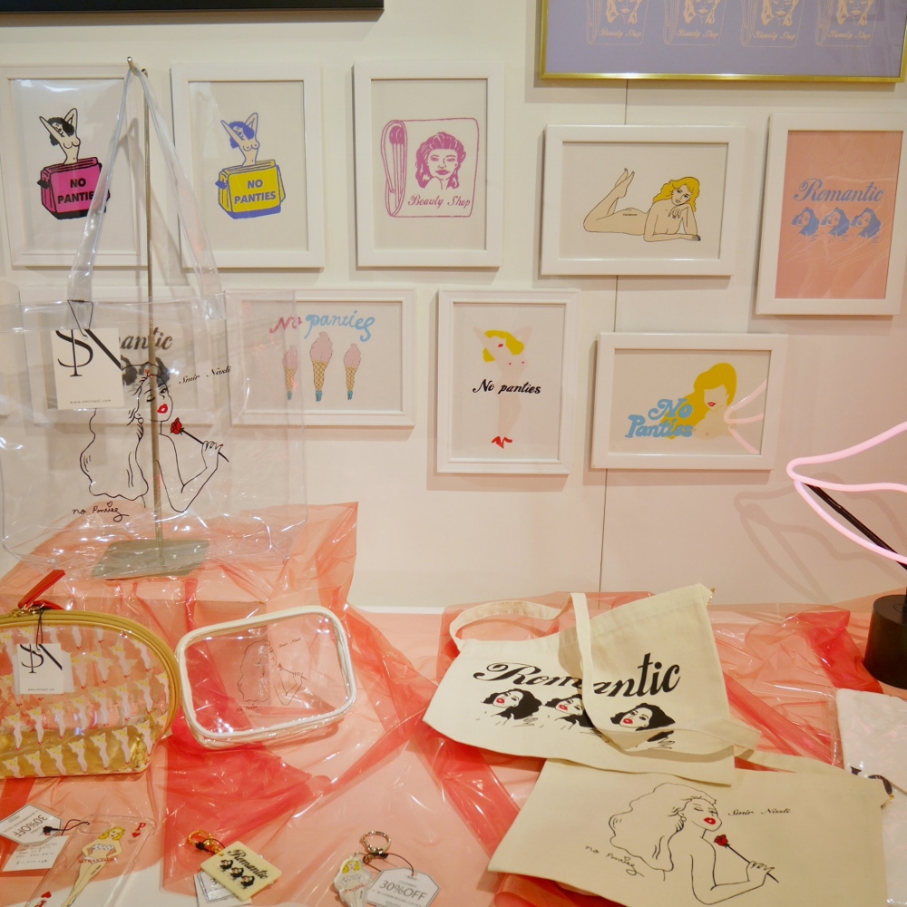 おしゃれイラスト【NO PANTIES＆SMIR NASLI】POP UP STOREイベントを開催