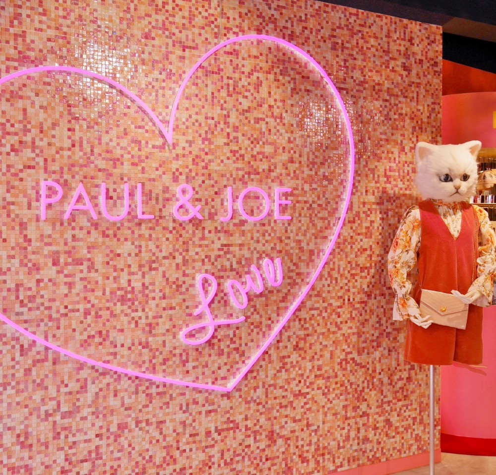 世界初！“LOVE”あふれる「ポール ＆ ジョー」のコンセプトショップOPEN