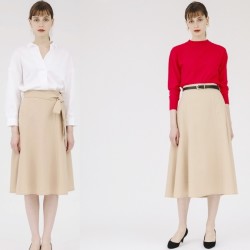 ピッタリサイズが選べる「美人丈」スカートが￥3,900