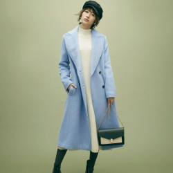 欅坂46土生瑞穂が着こなす「背が高いから似合うきれいめコート」