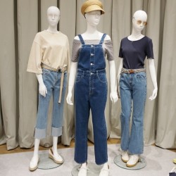 体型意識せず着られる【GU】デニム×ストリートコレクション