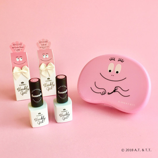 30秒で完成、はがせるジェルネイルの「バーバパパ」デザインが先行発売