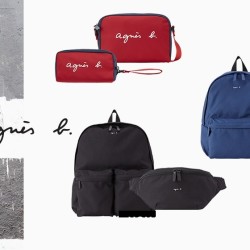 「アニエスベー」のカジュアルバッグでキレイにスポーティーを取り入れる！