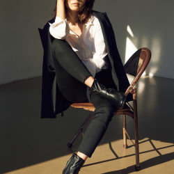 明日から真似したい♡スタイルアップしたい日の「黒のショートブーツ」コーデ