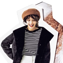 キャメル小物で冬の地味コーデが劇的可愛くなった4選