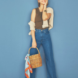 154㎝エディターの「丈を切らずに履ける」デニム５選