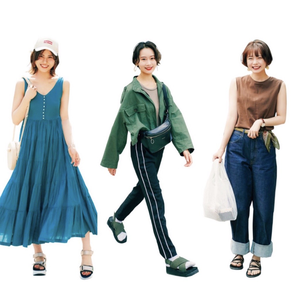 オシャレなのにガシガシ歩けちゃう♡ みんなの「スポサン」コーデ14選