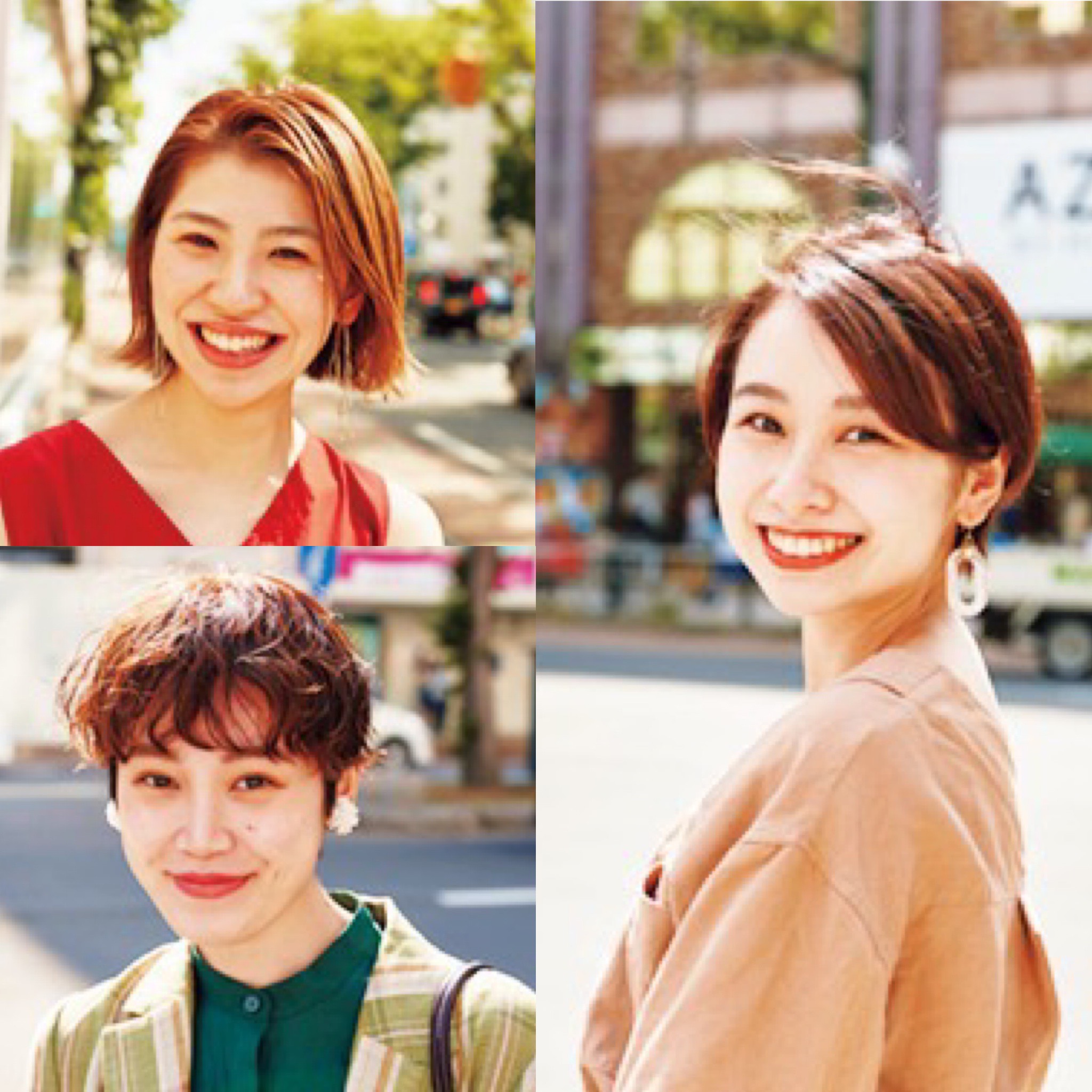 「ボブ・ショートヘア」でも女らしい！カジュアル夏コーデ9選