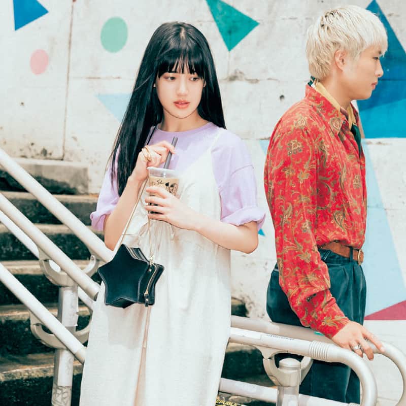 ワンピ×Tシャツのレイヤーコーデでオシャレ上級者に【韓国ECで買ったものだけで1カ月着回し】