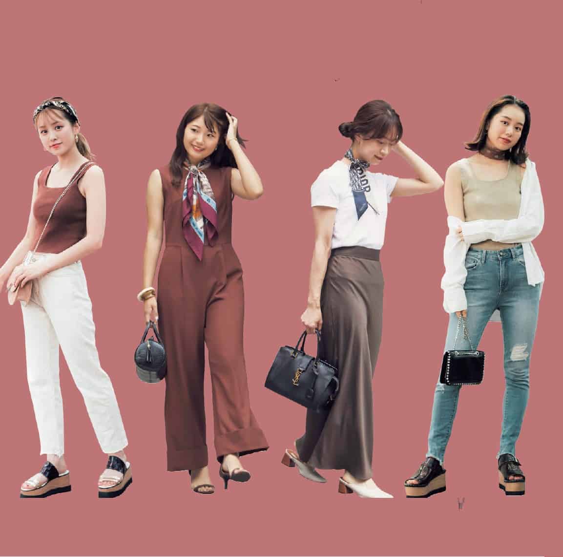 みんなはどうやって巻いてる？ JJ読者の「スカーフ」SNAP6選♡