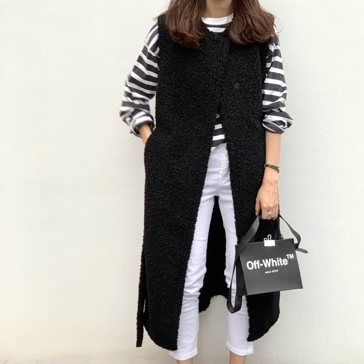 値下げしました♪【新品】ZARA ファーロングベスト　M〜L ZARA新作】再入荷でGET！ 今買って冬まで使えるファーロング