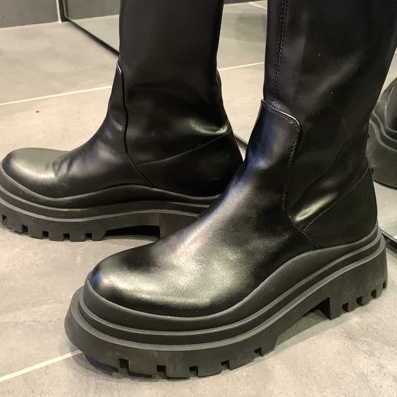 【追跡あり!】ALDO ラグソール アンクルブーツ ☆こなれスタイル 追跡あり!】ALDO ラグソール アンクルブーツ ☆こなれスタイル