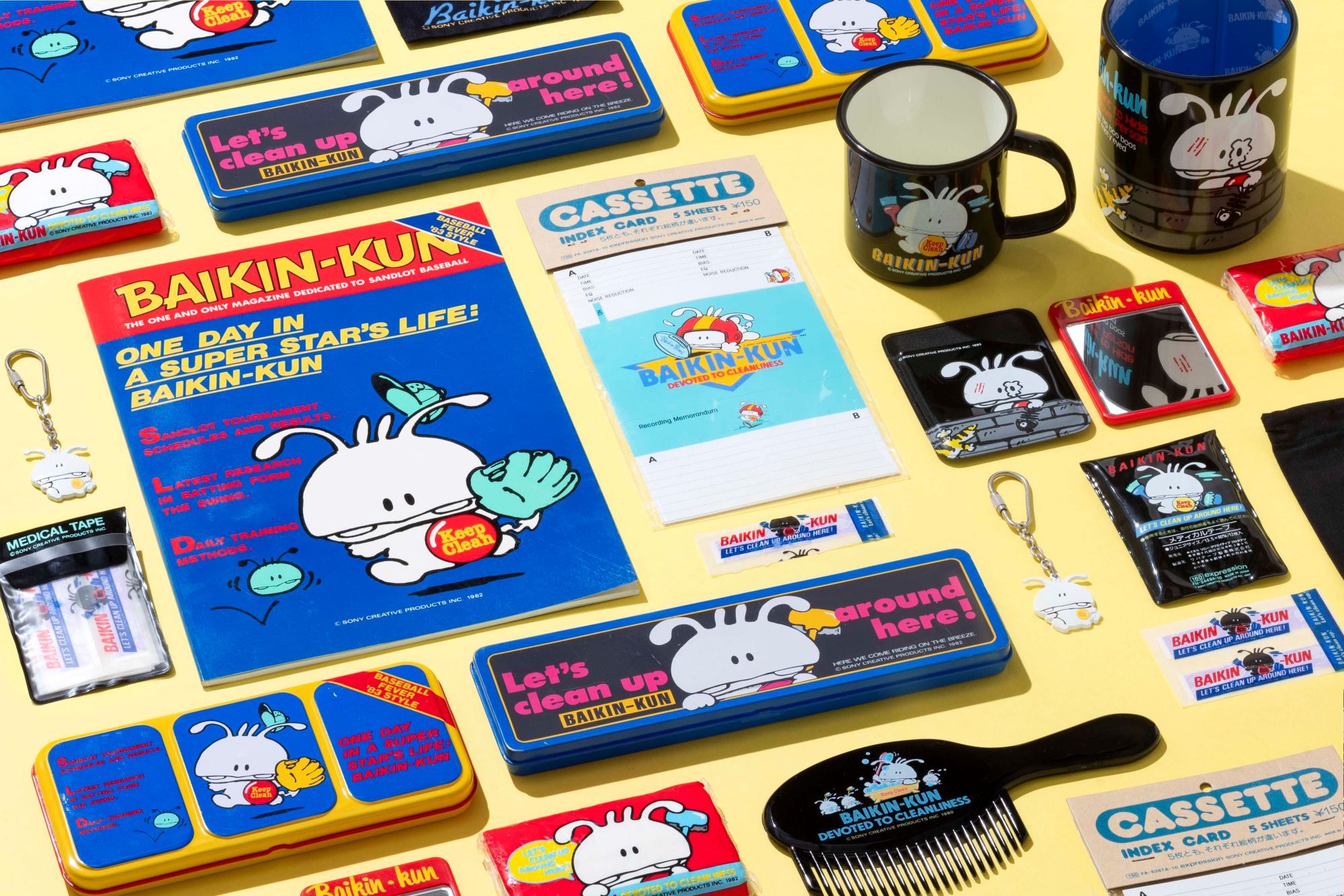 昭和レトロ バイキンくん タオル ソニー製 昭和レトロ バイキンくん タオル ソニー製