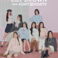 【LILY BROWN／リリーブラウン】Hearts2Heartsとの初コラボアイテムを発売！スペシャルモデルへの起用も