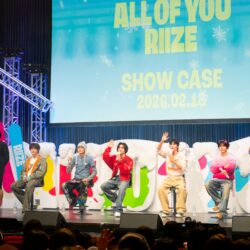 【RIIZE／ライズ】 The 2nd Japan Single「All of You」発売記念ショーケース「東京ドームでメンバー全員で日本曲をカバーします」