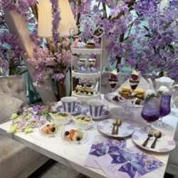 【HAUTE COUTURE CAFE／オートクチュールカフェ】藤の花に包まれた幻想空間でアフタヌーンティーを♩「Wisteria Fairy Garden Afternoon Tea」レポ